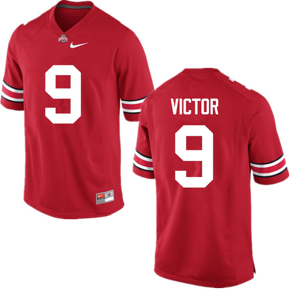 Men Ohio State Buckeyes #9 Binjimen Victor College Football Jerseys Game-Red